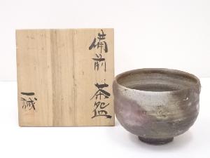 備前焼　大平一誠造　茶碗